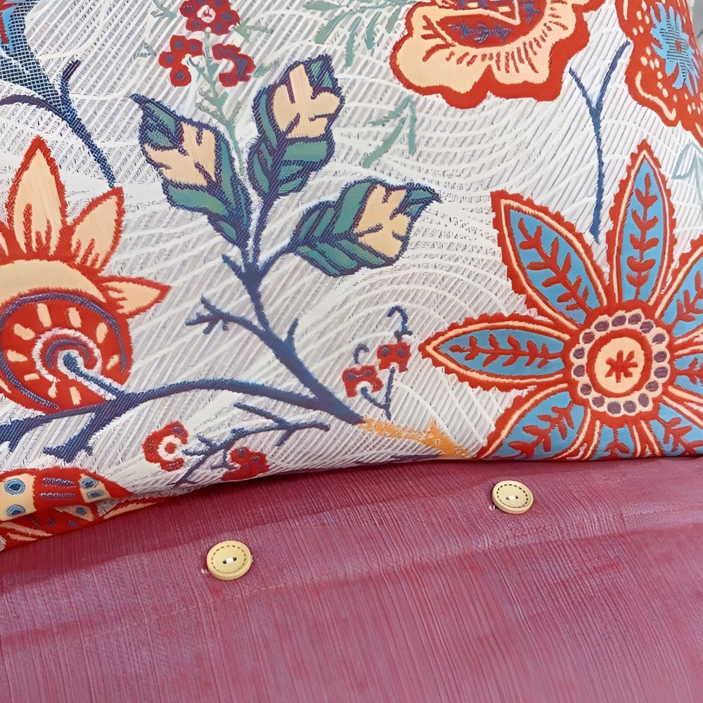 Rustieke Bloemen Boho Kussenslopen | 2-delige Set