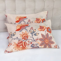 Rustieke Bloemen Boho Kussenslopen | 2-delige Set