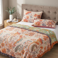 Rustieke Bloemen Boho Kussenslopen | 2-delige Set