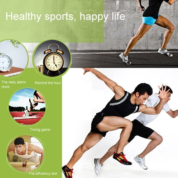 PS528 Metalen Stopwatch Professionele Chronograaf Handheld Digitale LCD Sport Timer met Strap