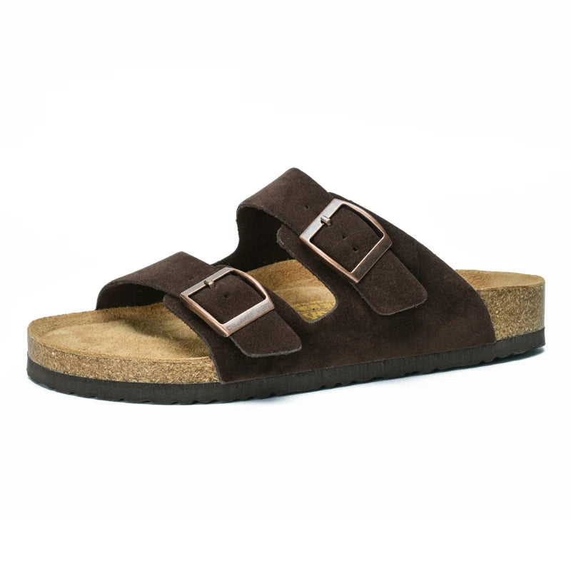 Aurelius Luxe Zomer Slippers | Stijlvolle en comfortabele huisschoenen voor mannen, perfect voor stranduitstapjes en casual wear, beschikbaar in maten 35-46.