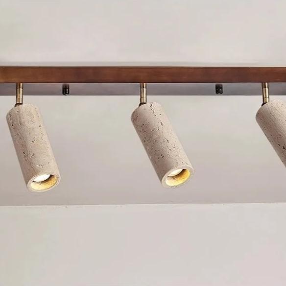 Travertin 3 Koppen Plafondlamp