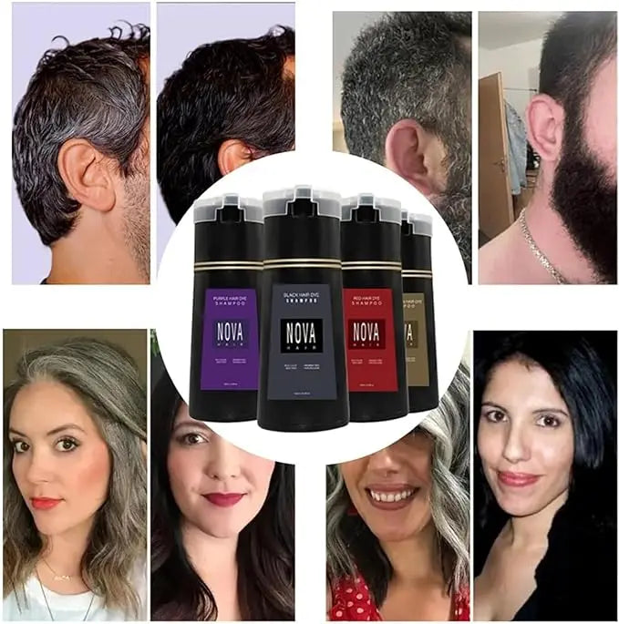 NovaHair Instant Kleur Shampoo – Snelle kleurverfrissing voor het haar