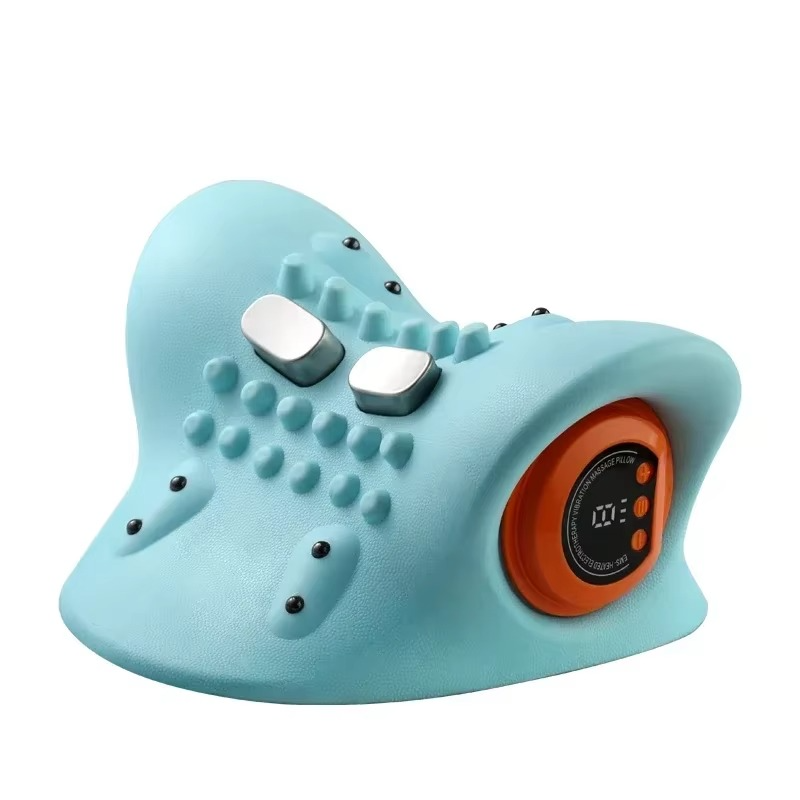 Skanto | Elektrische Cervicale Massager – Slimme Nekpijnverlichting met Warmte & Puls Therapie