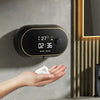 LuxuraWave Slimme Schuimzeepdispenser | Verfijnde dispenser met tijd- en temperatuurweergave voor een verbeterde handwaservaring