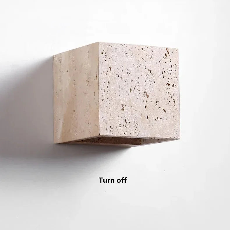 Vadalie Travertine Wandlamp