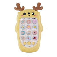 LuxeTots Bilingual Babytelefoon Speelgoed | Betrokken elektronische bijtring met muziek en stem voor vroege ontwikkeling en sensorisch leren