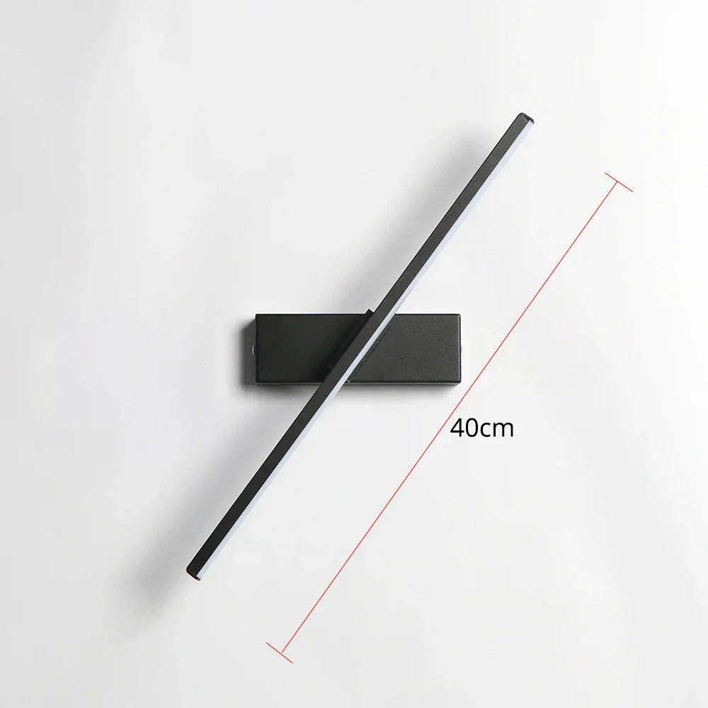 AuroLite LED Wandlamp Verstelbaar | Draaihoek van 330° | Modern Ontwerp voor Slaapkamer en Woonkamer | Aluminium