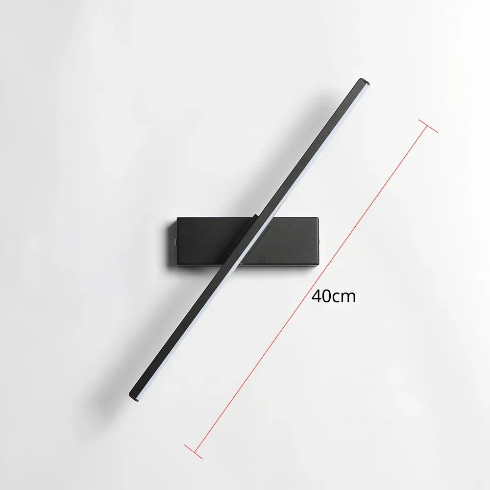 AuroLite Verstelbare LED-Wandlamp | 330° Draaibaar | Modern Design voor Slaapkamer & Woonkamer | Aluminium