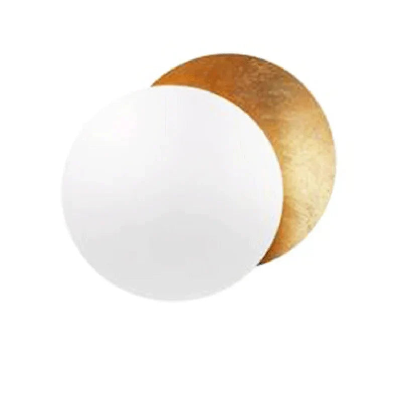 Decoratieve wandlamp geïnspireerd op de fasen van de maan - Roteren lampenkap 360°