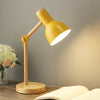 Scandinavische Gloed Houten Tafellamp | Stijlvolle en levendige tafellamp met regelbaar licht voor elke stemming.