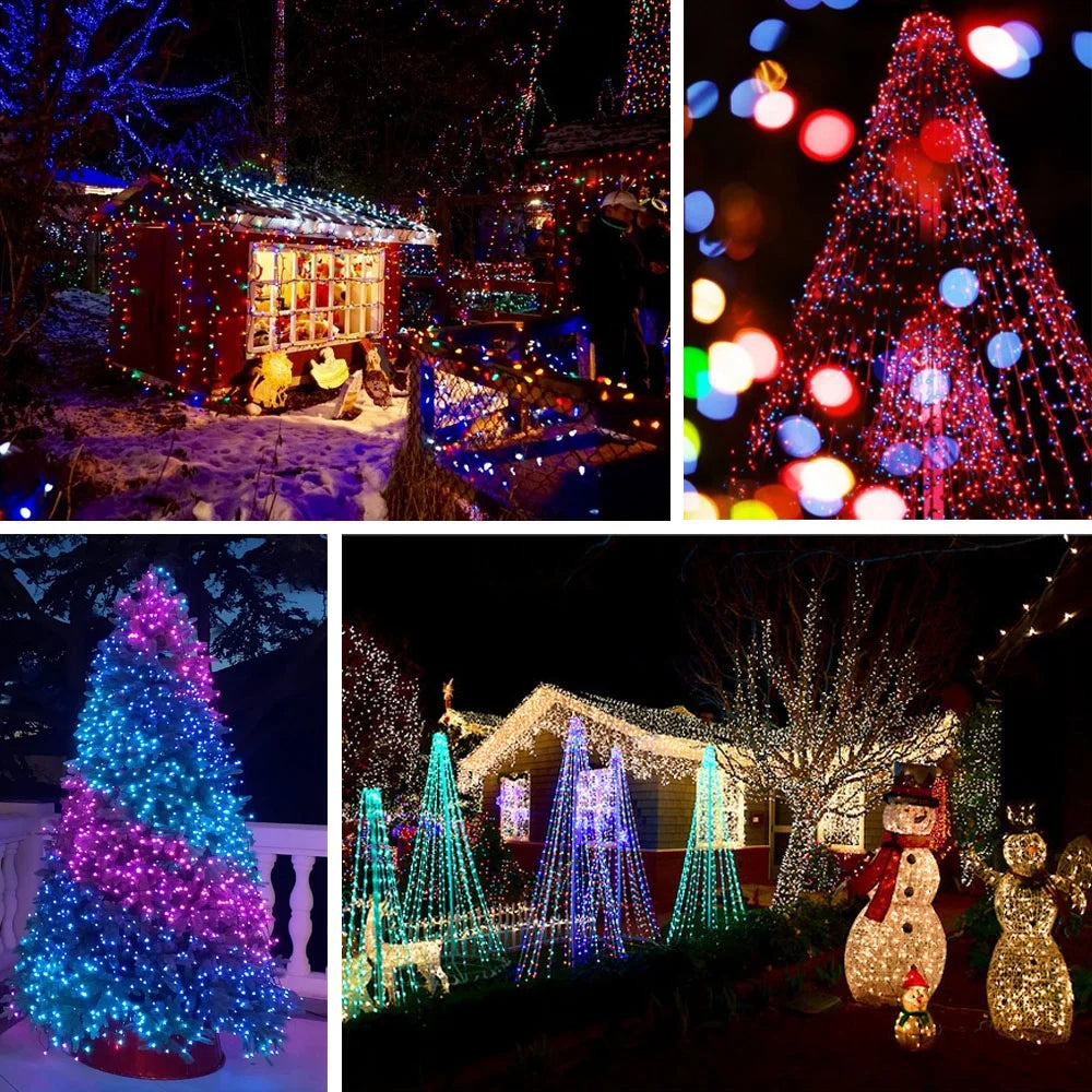 RadiantGlow | Verbaas jouw gasten met deze unieke kerstverlichting | Inclusief afstandsbediening en app