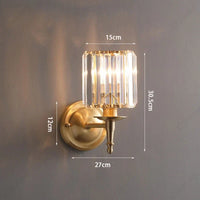 Elegante Wandlamp in Kristal in Glamourstijl