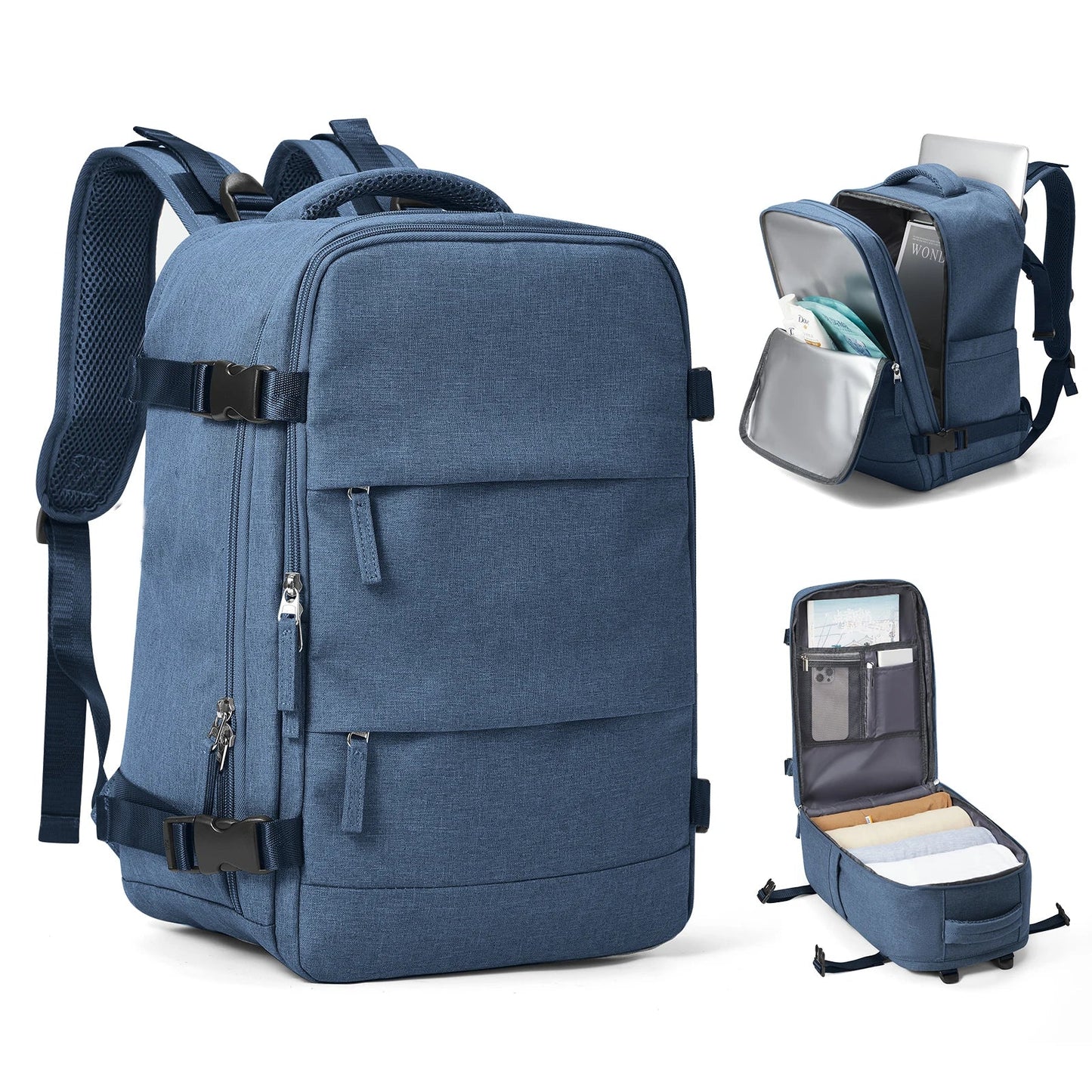 Reiserugzak Travomate | Waterdicht & Veelzijdig | 15,6" Laptopvak | Grote capaciteit met nat-droog scheiding