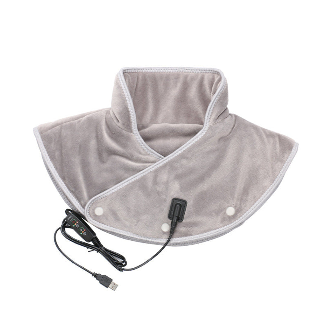 Skanto | Nekverwarmer & Massageapparaat | Nek- en schouderwarmte voor spierontspanning | Verstelbare instellingen voor stressreductie | Gerichte nekpijn en ontspanning