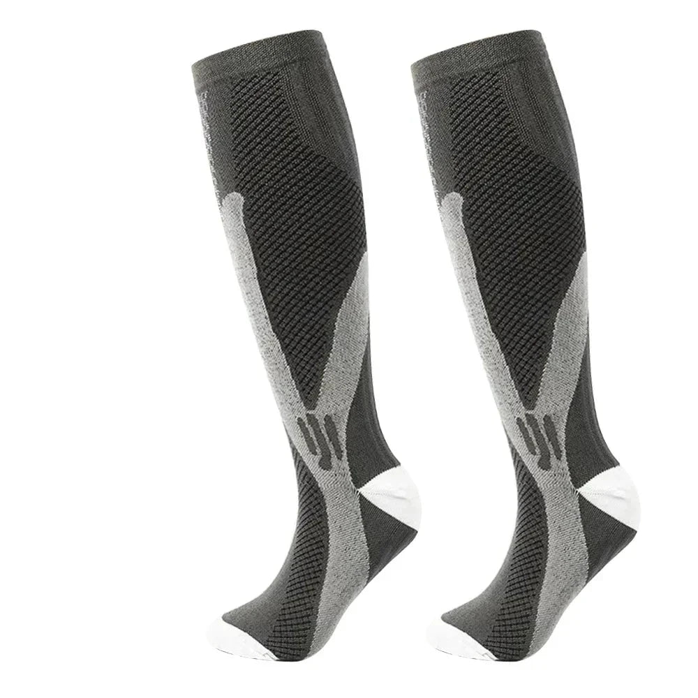 Grip Compressiesokken | Superieure ondersteuning voor hardlopen, yoga en dagelijkse activiteiten.