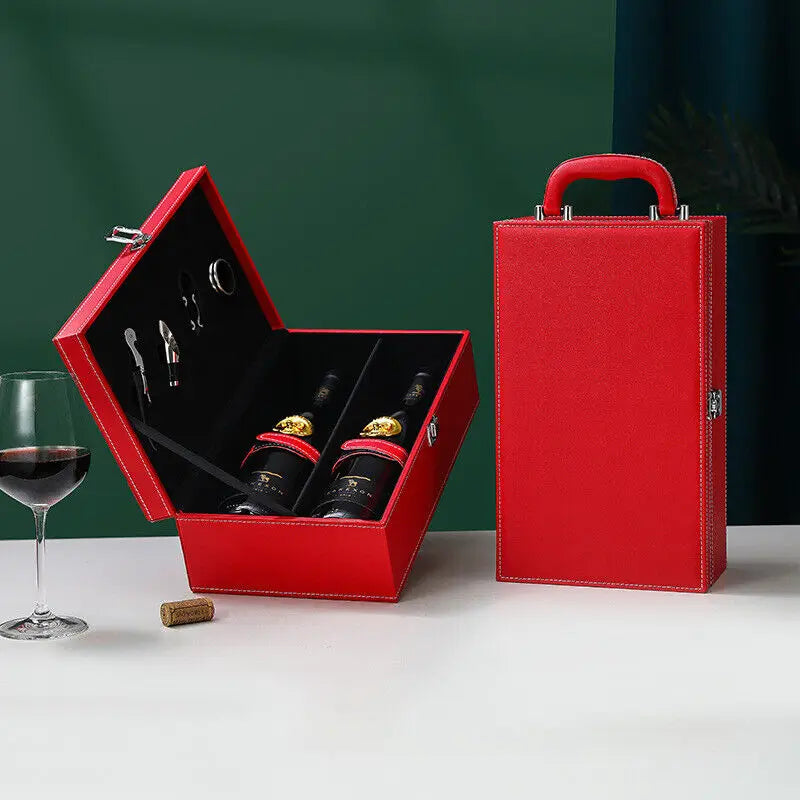 Luxe Wijnkoffer - Stijlvolle Opslag voor Wijn en Accessoires