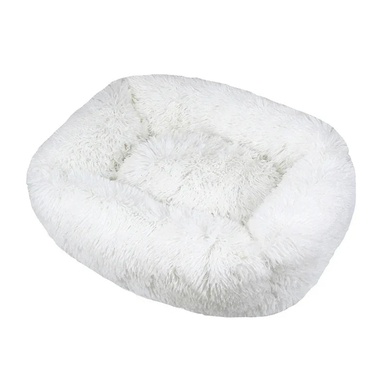 FurHaven Deluxe Dog Lounger | Lang pluche, wasbaar bed voor honden en katten