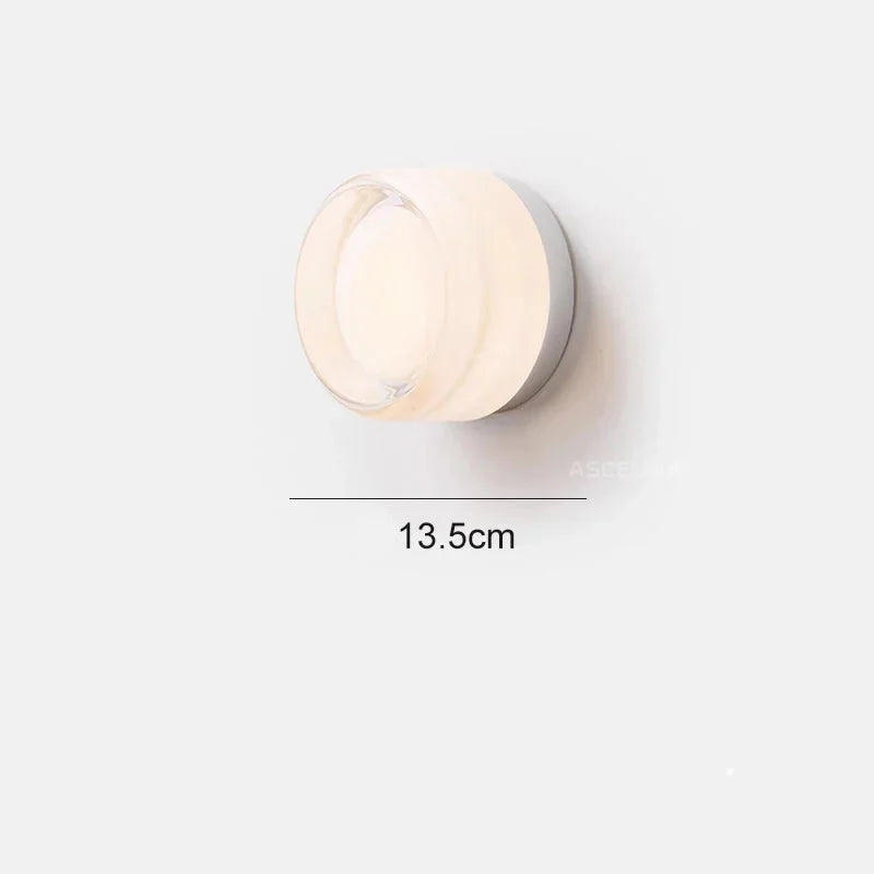 LustreLume Designer wandlamp | Moderne ronde verlichting voor slaapkamers en gangen