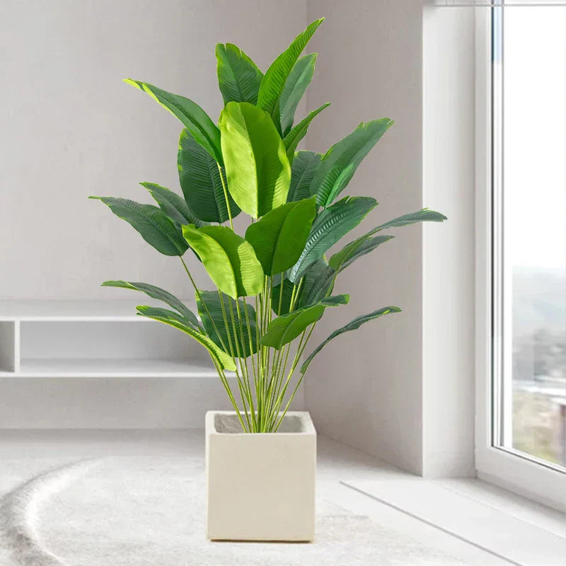 Keramische Bloempot met Metalen Stand | Modern Minimalistisch Ontwerp