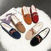 LuxeStep Elegante Moccasin Loafers | Chic strik-slippers met pluizige voering voor moeiteloze herfststijl en comfort
