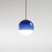 NordicLuxe Gradient Glazen Koepel Hanglamp | Elegante LED hanglamp voor restaurants, koffiehuizen en kinderkamers met een verbluffend kleurverloopontwerp