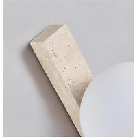 Abigail Travertine Wandlamp