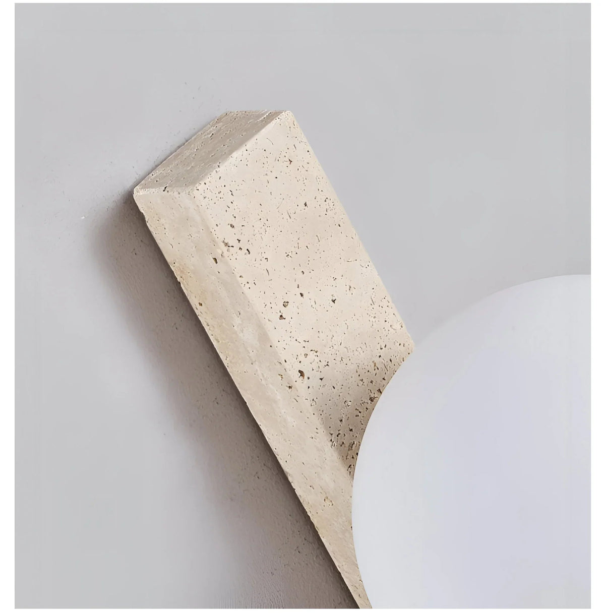 Abigail Travertine Wandlamp