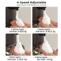 Automatische Zeepdispenser Foamello | Wandmontage | 500 ml | Oplaadbaar & contactloos | Sensorgestuurde schuimfunctie