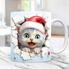 FelineElegance 3D Zwarte Kat Koffiemok | Betoverende keramische theekop met een speels ontwerp, perfect voor kinderen en ideaal voor verrassingscadeaus.