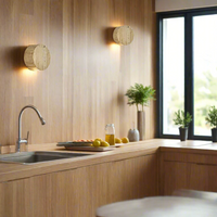 Japanse Wabi Sabi Natuurlijke Travertijn Steen Wandlamp