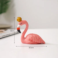 Flamingo-figuur van hars moderne decoratie