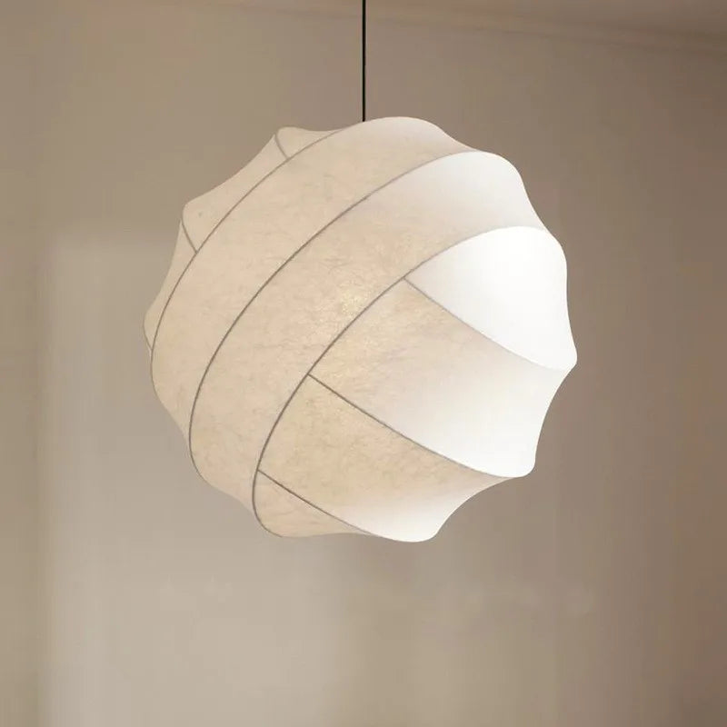 Wabi Sabi Zijde Bal Japandi Hanglamp