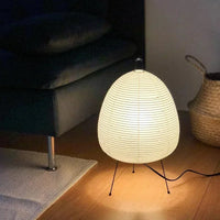 ZenGlow Japanse rijstpapieren vloerlamp | Sfeervolle en stijlvolle vloerlamp voor een warm en rustgevend interieur
