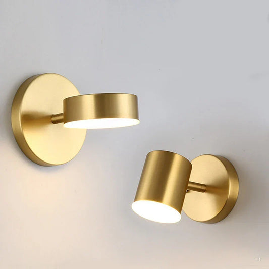 Moderne LED wandlamp met gouden afwerking – elegantie en functionaliteit