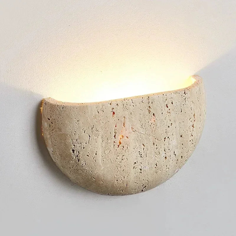 Ballone Travertine Wandlamp