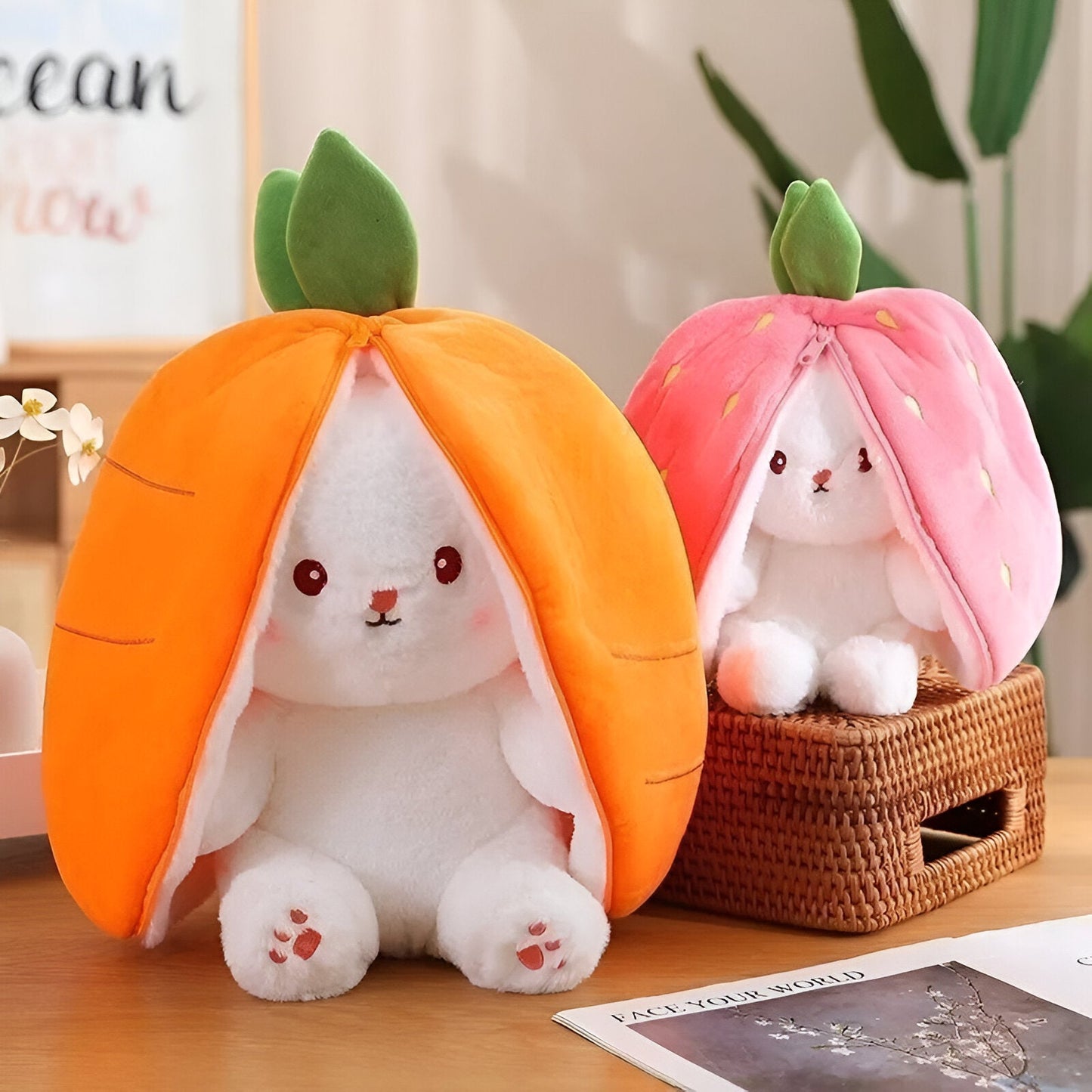 LuxeHopper Betoverde Pluche Konijn | Schattig en knuffelbaar pluche speelgoed voor magische avonturen en comfort