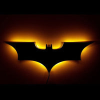 Batman LED Wandlamp met Draadloze Afstandsbediening en Kleurverandering