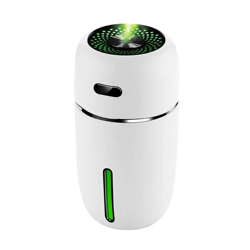 AromaLux Mini Luchtbevochtiger | Elegante USB-bevochtiger met 7 LED-kleuren voor een ontspannende sfeer in huis, op kantoor of in hotelomgevingen.
