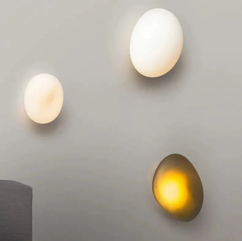 Gevelverlichting van Glas in Stenen Vorm