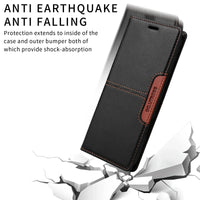 RFID Flip Kunstleer Samsung S25/S24/S23 Magnetische Portemonnee Hoes