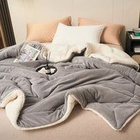 VeluWool - Dubbelzijdige Deken voor Sofa of Bed