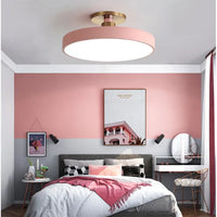 Ronde LED plafondlamp in Scandinavische stijl