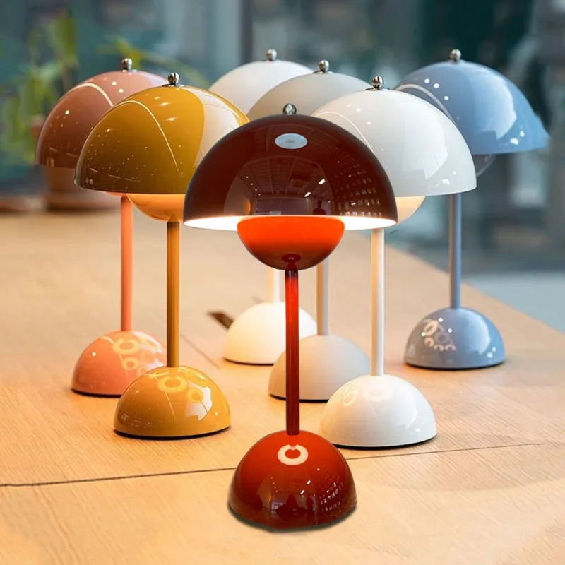 Draadloze tafellamp met minimalistisch design