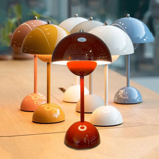 Draadloze tafellamp met minimalistisch design