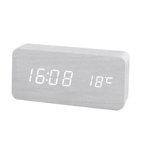 EcoTime Digitale Houten Wecker | LED-display | Modern Design | Stil | Milieuvriendelijk