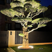 LED-verlichting voor bomen – Ronde 360° vloerlamp voor tuinen, paden en landschappen