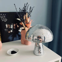 GlowSphere Disco Bal Paddenstoel | Luxe tafeldecoratie met gespiegelde disco-effecten
