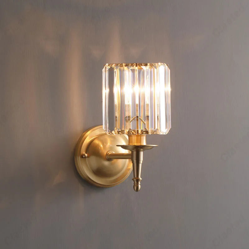 Elegante Wandlamp in Kristal in Glamourstijl