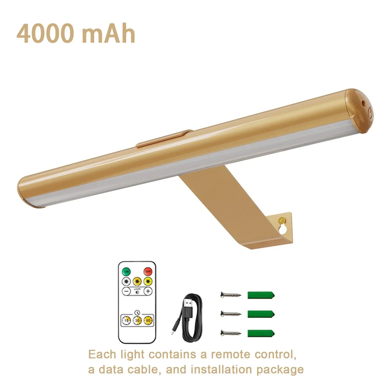 Draadloze LED wandlamp voor het verlichten van kunstwerken